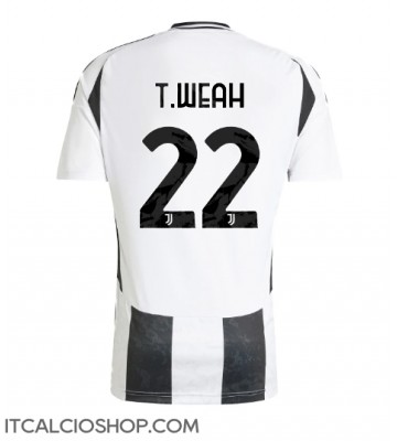 Juventus Timothy Weah #22 Prima Maglia 2024-25 Manica Corta